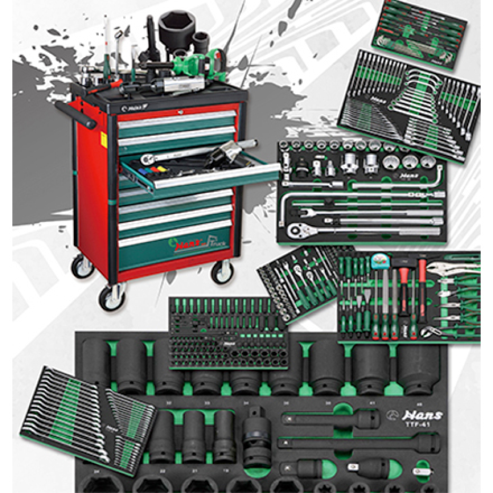 Automobile Tool Kit Trolley for Repair Tool Set  made by HANS tool industrial Co., Ltd.　向得行興業股份有限公司 - MatchSupplier.com